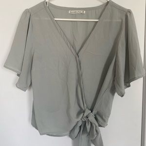 Abercrombie & Fitch Wrap Top